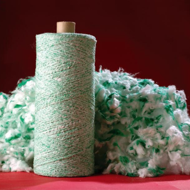 Biosoluble fiber yarn