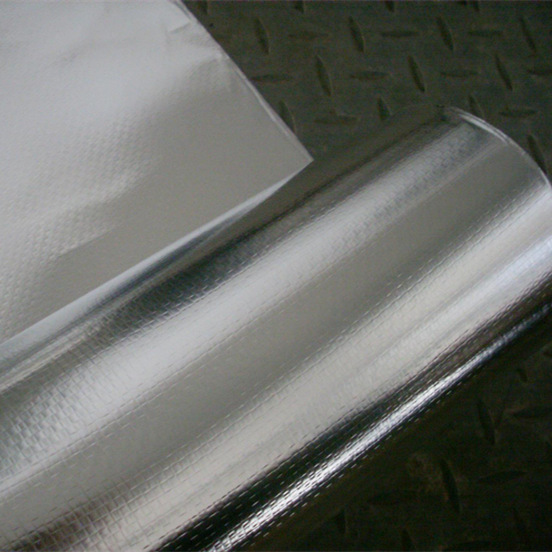 Glass fiber fabric with aluminum foil laminated