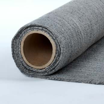 Biosoluble fiber sintered cloth