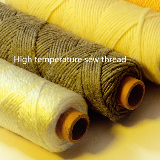 High temperature sew thread