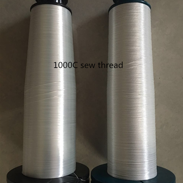 High temperature sew thread