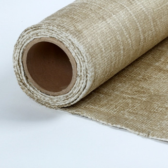 Biosoluble fiber cloth with vermiculite coating